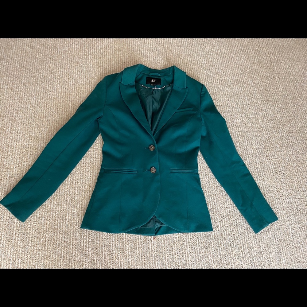Green H&M blazer